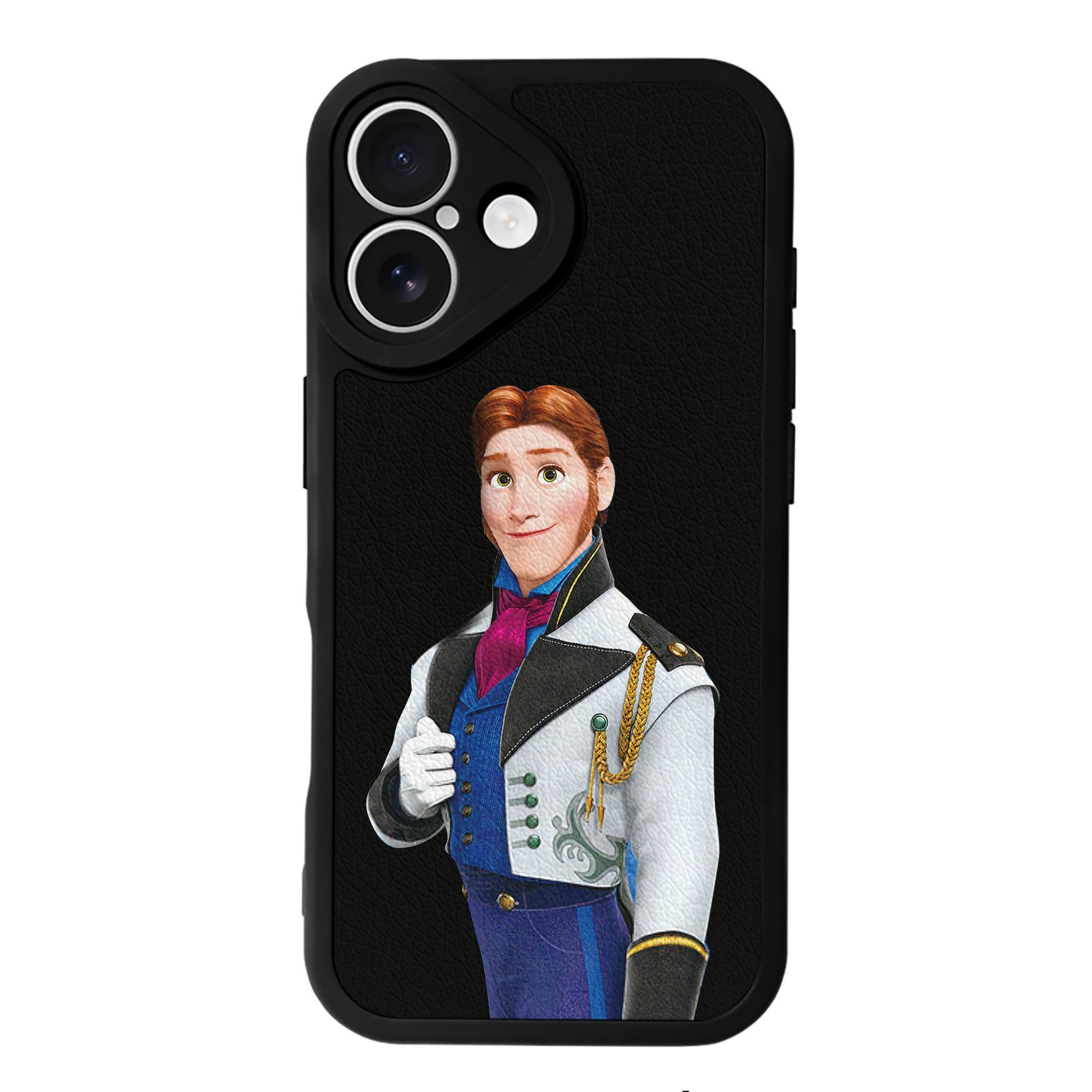 （画像用） アナと雪の女王 アンナ エルサ Frozen Anna Elsa 【iPhone 16シリーズ対応】シリコンスマホケース（レザー調） 材質：シリコン